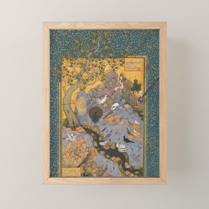 Concourse Of The Birds By Habiballah Of Sava Mini Art Print Gallery Image 1