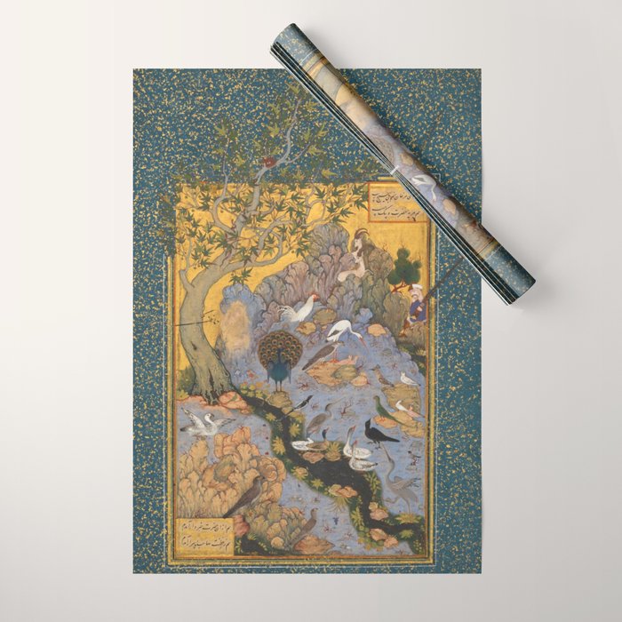 Concourse Of The Birds By Habiballah Of Sava Wrapping Paper Gallery Image 1