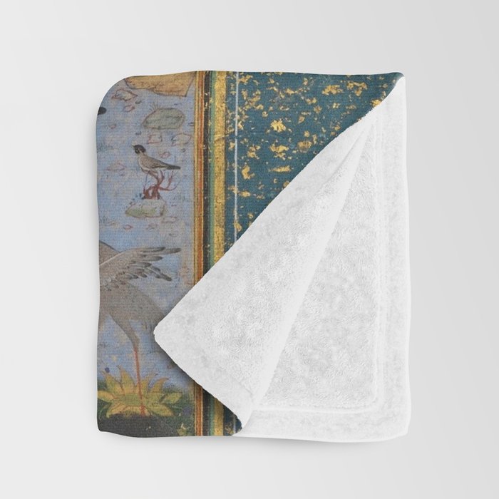 Concourse Of The Birds By Habiballah Of Sava Throw Blanket Gallery Image 3