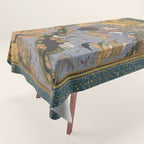 Concourse Of The Birds By Habiballah Of Sava Tablecloth Gallery Image 1