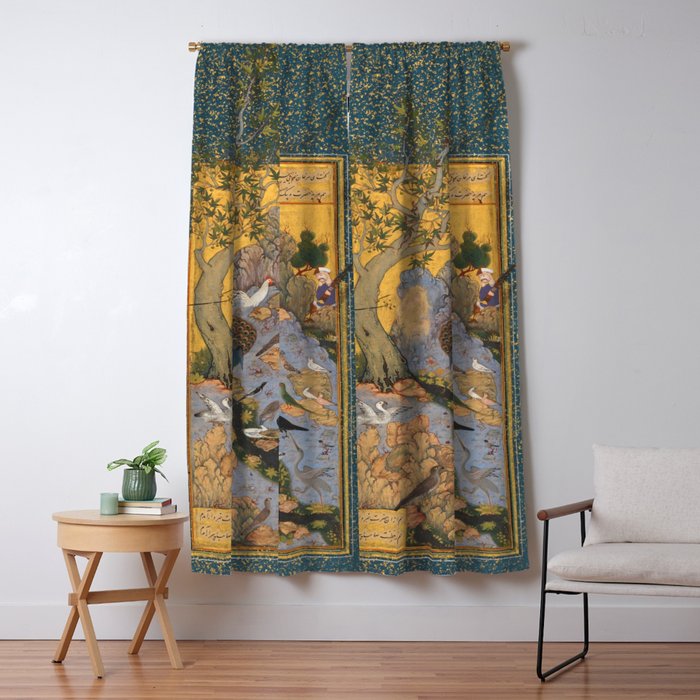 Concourse Of The Birds By Habiballah Of Sava Window Curtain Gallery Image 1