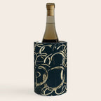 Migration - black and white abstract painting marks bold Wine Chiller Gallery Image 2