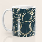 Migration - black and white abstract painting marks bold Coffee Mug Gallery Image 3