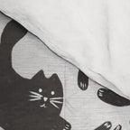Hand-Drawn Black Cats Comforter Gallery Image 4