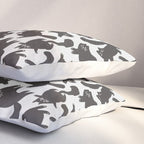 Hand-Drawn Black Cats Pillow Sham Gallery Image 3