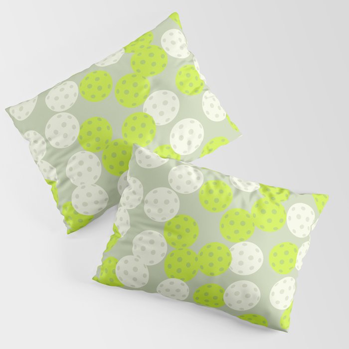 Pickleball Ball Pattern Pillow Sham Gallery Image 3