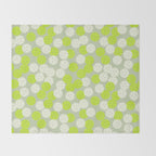 Pickleball Ball Pattern Throw Blanket Gallery Image 2
