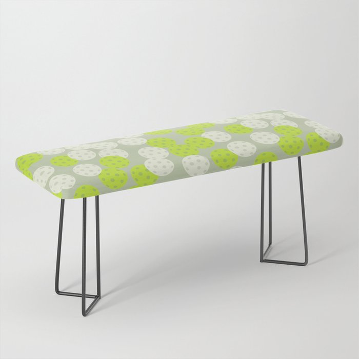 Pickleball Ball Pattern Bench Gallery Image 1