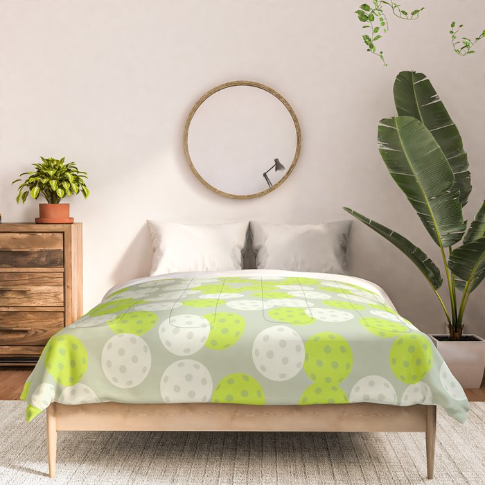 Pickleball Ball Pattern Comforter Gallery Image 3