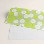 Pickleball Ball Pattern Wrapping Paper Gallery Image 2