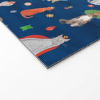 Cat Queens (Blue) Welcome Mat Gallery Image 2