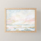 Golden Hour - Pastel Seascape Mini Art Print Gallery Image 1