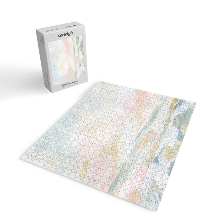 Golden Hour - Pastel Seascape Jigsaw Puzzle Gallery Image 2