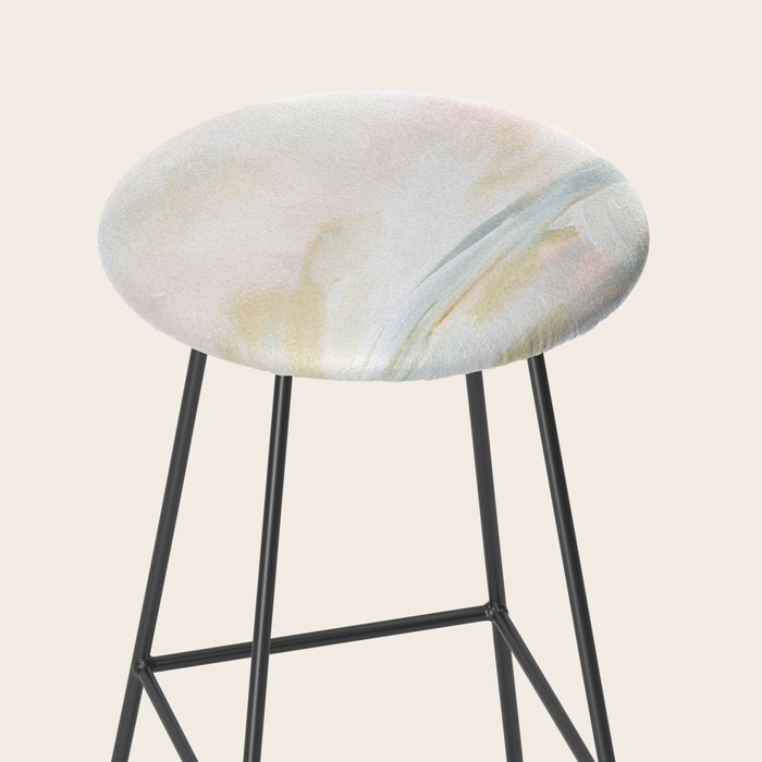 Golden Hour - Pastel Seascape Stool Gallery Image 2