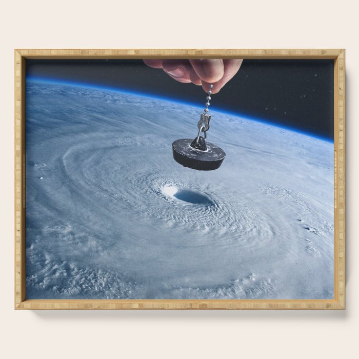 Down the drain Serving Tray Gallery Image 1
