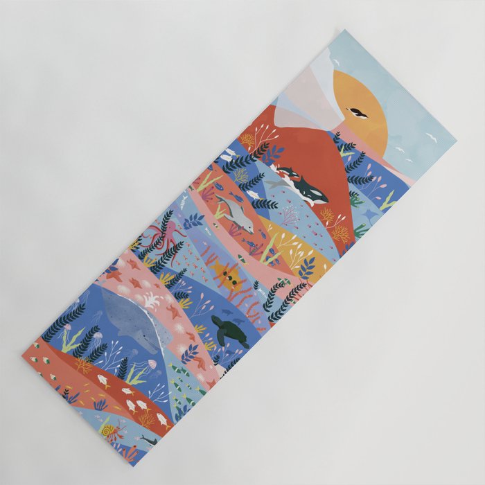 oceans Yoga Mat Gallery Image 1