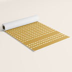 Spotted, African Pattern in Yellow Yoga Mat Gallery Image 2