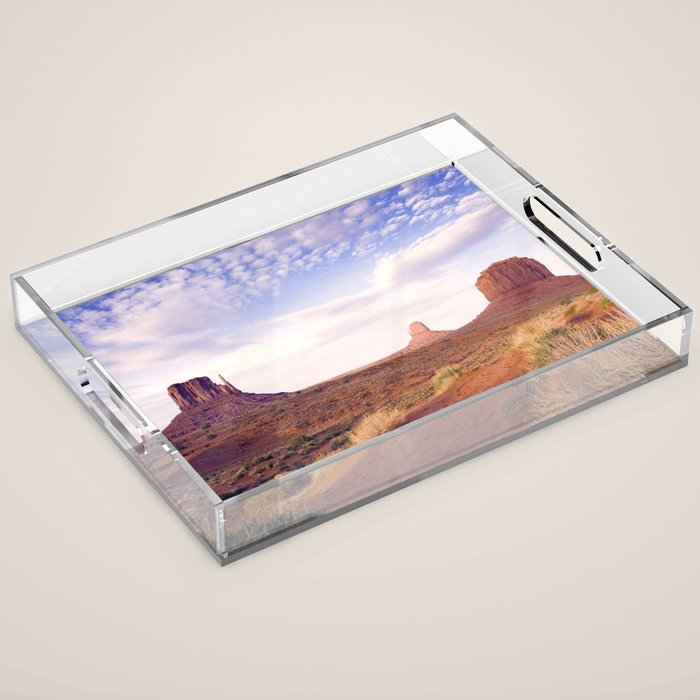 Monument Valley View, Arizona, color photographic National Park art print Acrylic Tray Gallery Image 1
