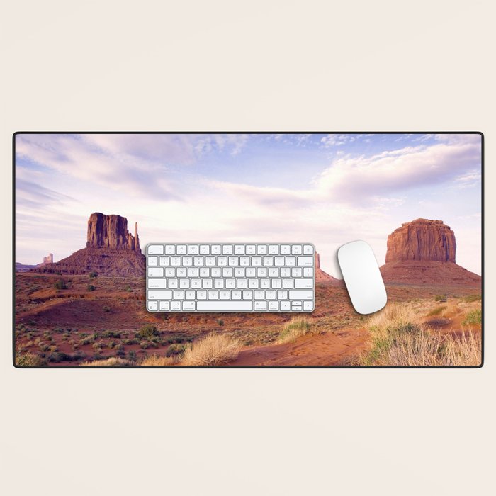 Monument Valley View, Arizona, color photographic National Park art print Desk Mat Gallery Image 1