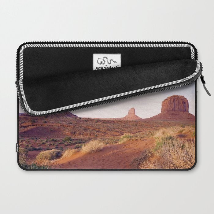 Monument Valley View, Arizona, color photographic National Park art print Laptop Sleeve Gallery Image 2