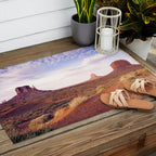 Monument Valley View, Arizona, color photographic National Park art print Outdoor Rug Gallery Image 2