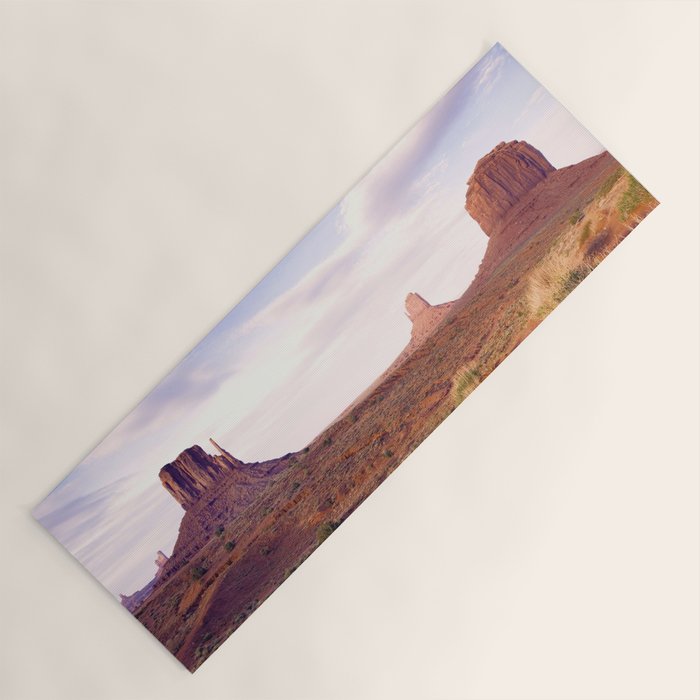 Monument Valley View, Arizona, color photographic National Park art print Yoga Mat Gallery Image 1