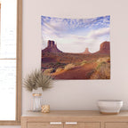 Monument Valley View, Arizona, color photographic National Park art print Wall Tapestry Gallery Image 2
