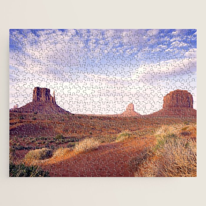 Monument Valley View, Arizona, color photographic National Park art print Jigsaw Puzzle Gallery Image 1