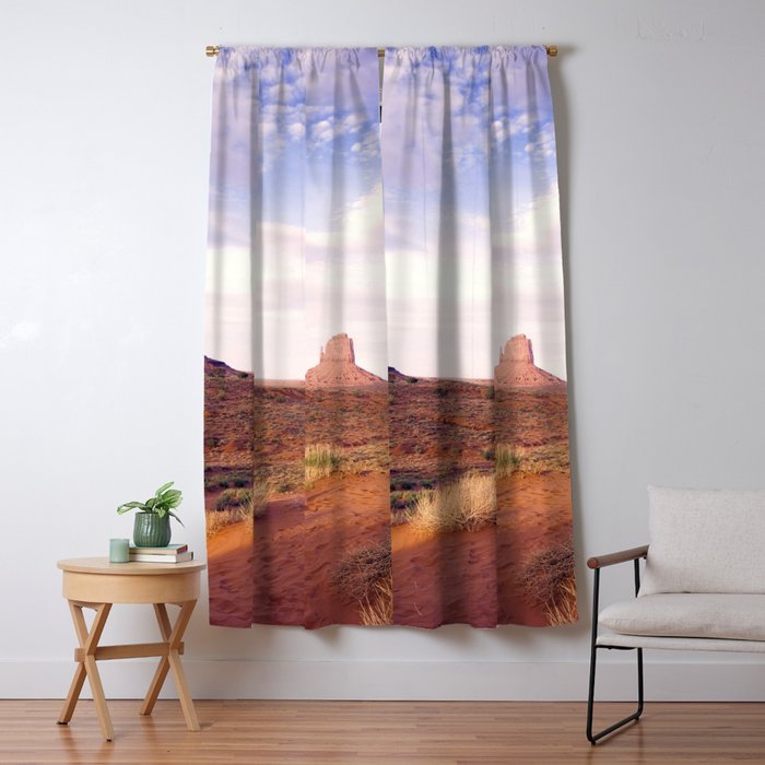 Monument Valley View, Arizona, color photographic National Park art print Window Curtain Gallery Image 5