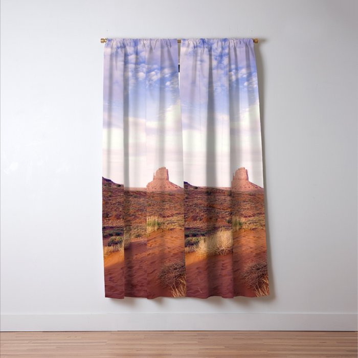 Monument Valley View, Arizona, color photographic National Park art print Window Curtain Gallery Image 3