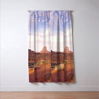 Monument Valley View, Arizona, color photographic National Park art print Window Curtain Gallery Image 3