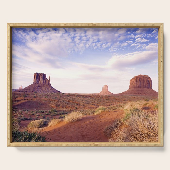 Monument Valley View, Arizona, color photographic National Park art print Serving Tray Gallery Image 1