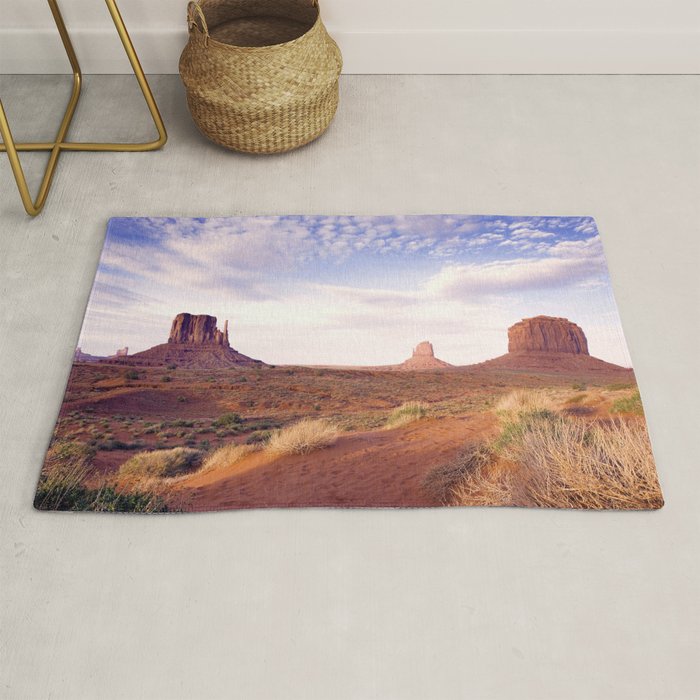 Monument Valley View, Arizona, color photographic National Park art print Rug Gallery Image 1