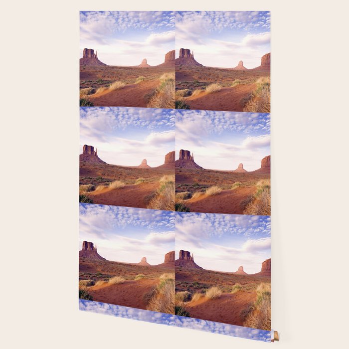 Monument Valley View, Arizona, color photographic National Park art print Wallpaper Gallery Image 2