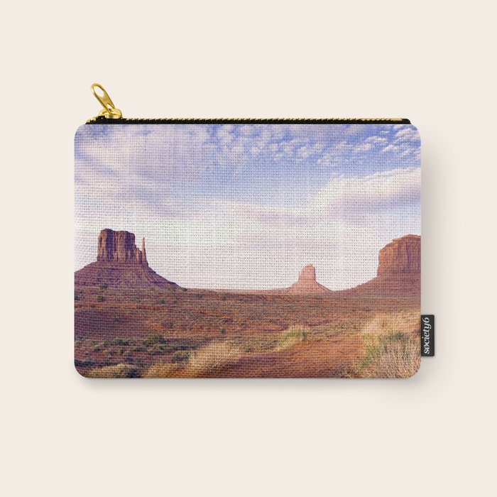Monument Valley View, Arizona, color photographic National Park art print Carry All Pouch Gallery Image 1