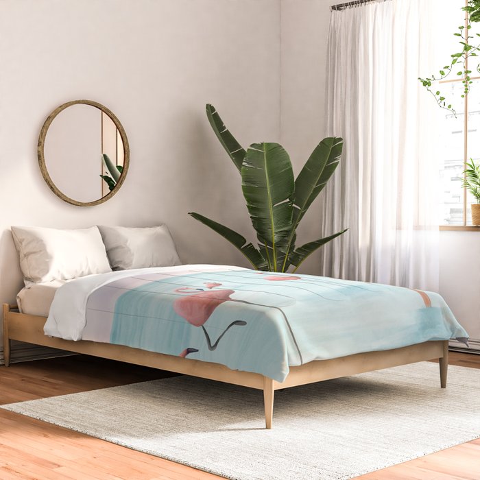 Big Flamingo Comforter Gallery Image 2