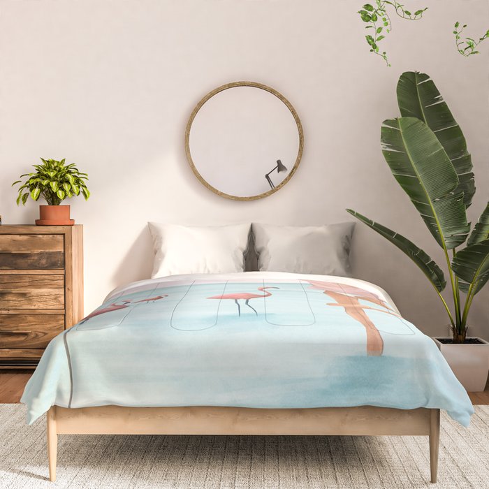 Big Flamingo Comforter Gallery Image 3