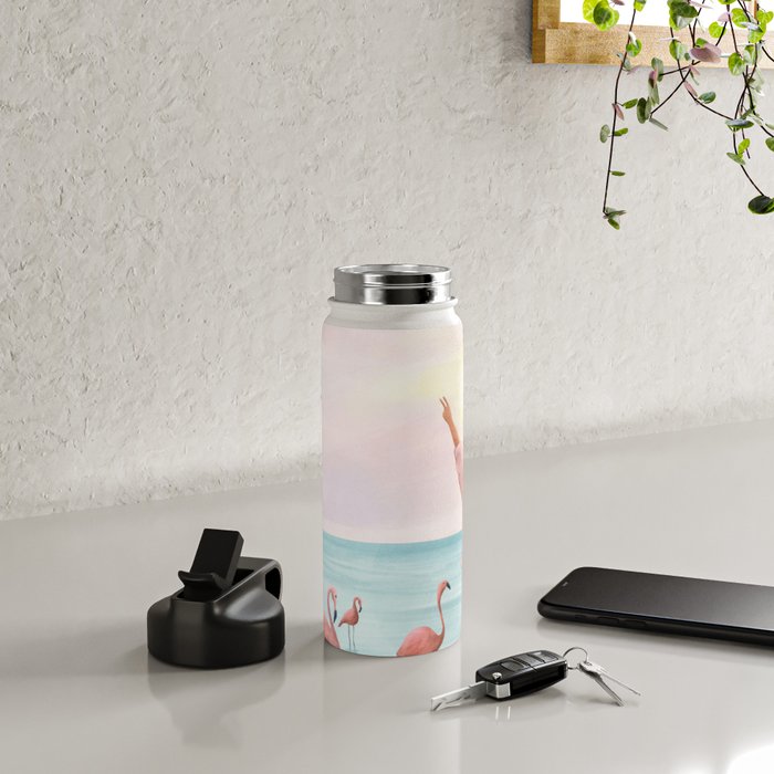 Big Flamingo Water Bottle Gallery Image 4