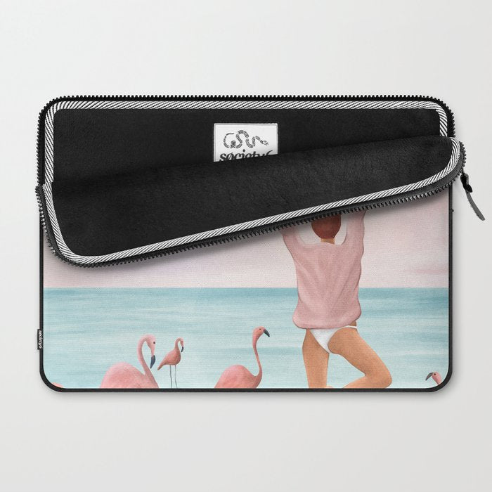 Big Flamingo Laptop Sleeve Gallery Image 2