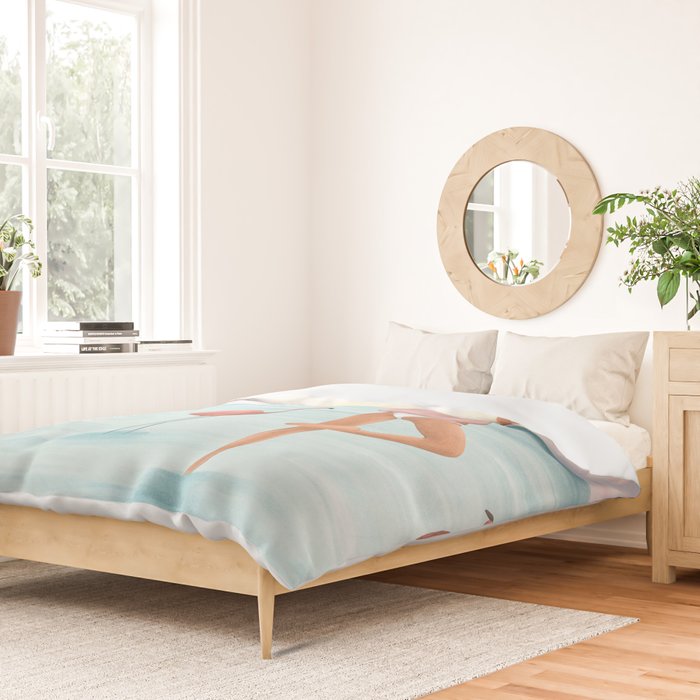 Big Flamingo Duvet Cover Gallery Image 2