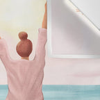 Big Flamingo Wall Tapestry Gallery Image 3