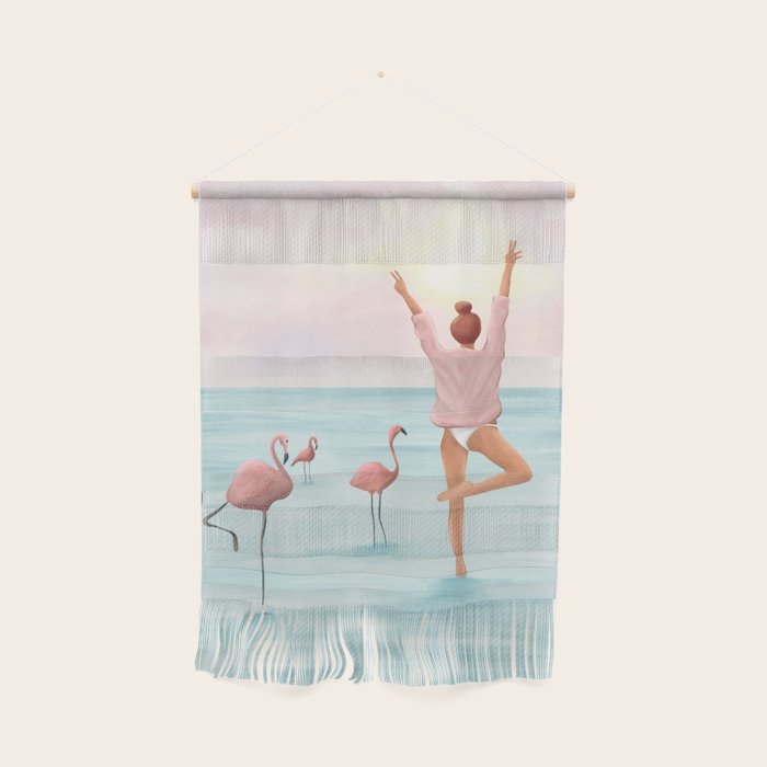 Big Flamingo Wall Hanging
