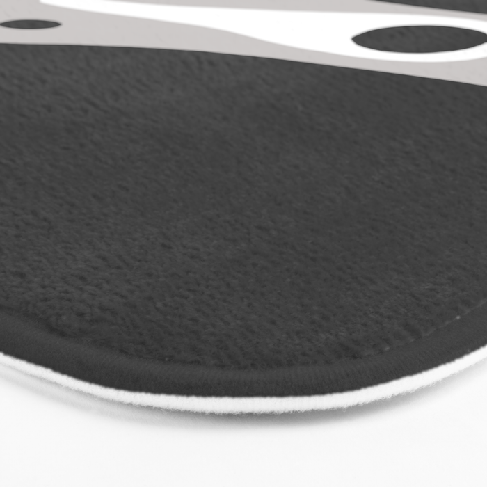 Cute Greyhound, Italian Greyhound or Whippet Cartoon Dog Bath Mat Gallery Image 3