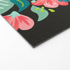 Keep on Going & Growing â Pink on Charcoal Welcome Mat Gallery Image 2