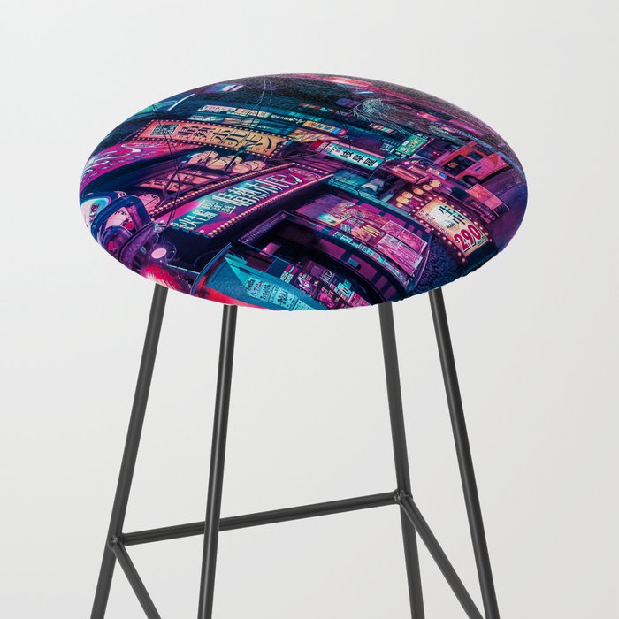 Magic of Cyberpunk Japan Stool Gallery Image 2