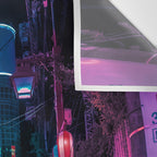 Magic of Cyberpunk Japan Wall Tapestry Gallery Image 3