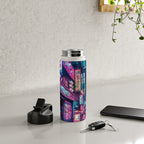 Magic of Cyberpunk Japan Water Bottle Gallery Image 4