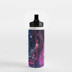 Magic of Cyberpunk Japan Water Bottle Gallery Image 2