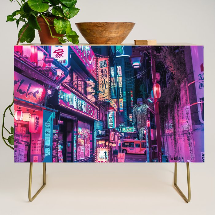 Magic of Cyberpunk Japan Credenza Gallery Image 1