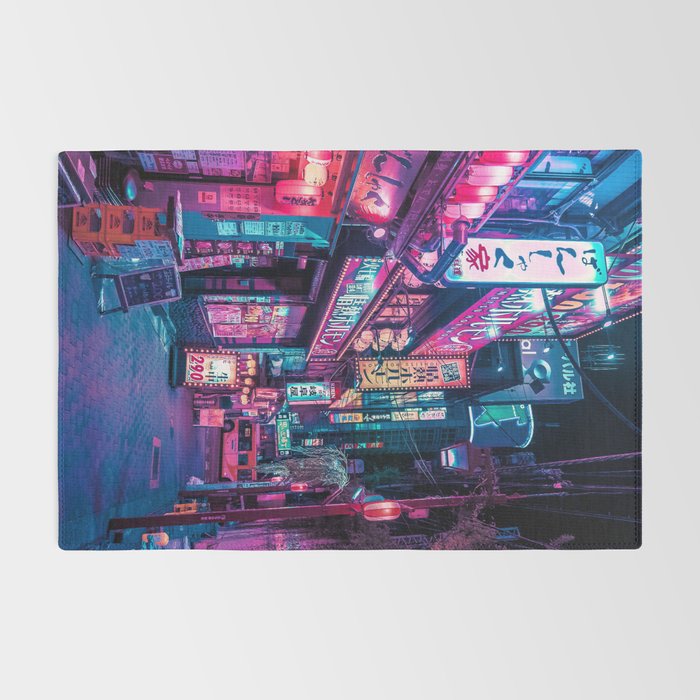 Magic of Cyberpunk Japan Rug Gallery Image 2